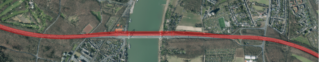 Beispielhafter Trassenentwurf Variante 2.1c